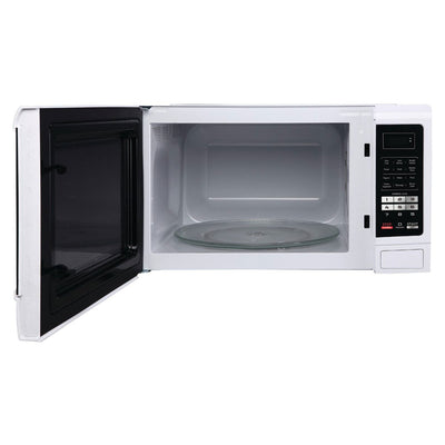 Magic Chef 1100 Watt 1.6 Cubic Feet Digital Countertop Microwave, White (Used) - VMInnovations