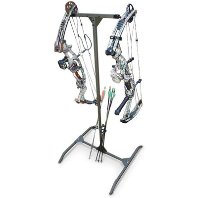HME Hard Surface Practice Steel Archery Bow Storage Hanger Rack (Open Box)