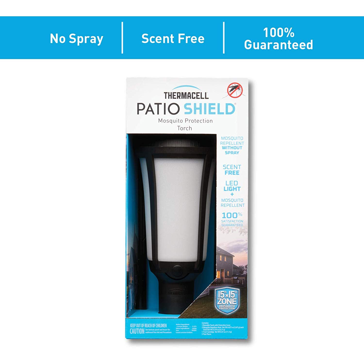 Thermacell Insect Repeller Lantern & Mosquito Torch (3 Pack) & Repellent Refill