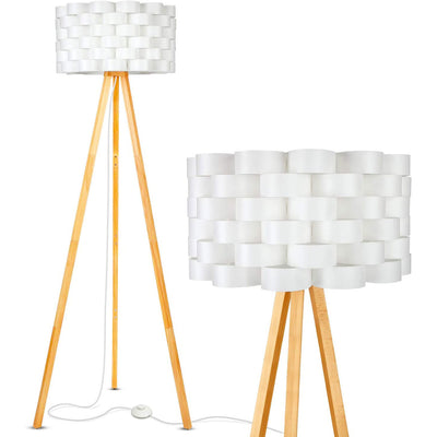 Brightech Bijou Modern 60 In Tall Standing LED Light Tripod Floor Lamp, (2 Pack)