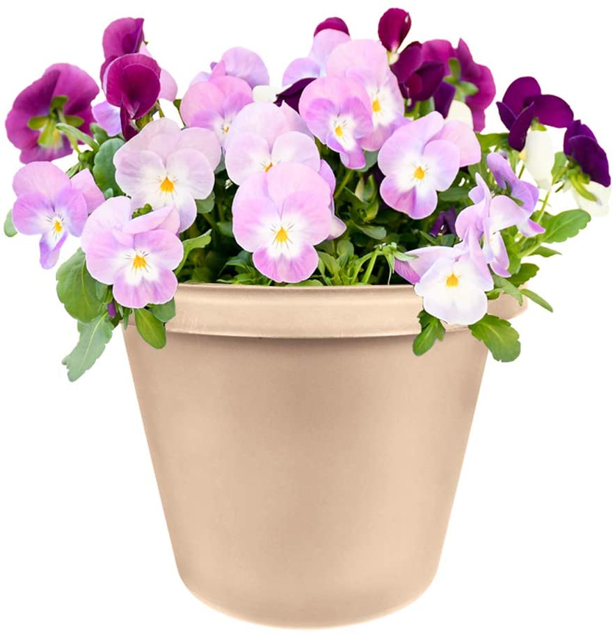 The HC Companies Flower Pot Planter w/ Wakefield Biochar Garden Soil Conditioner - VMInnovations