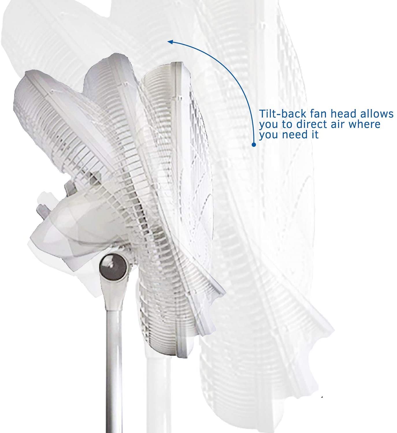 Lasko 18 Inch Elegance and Performance Oscillating Pedestal Fan (For Parts)