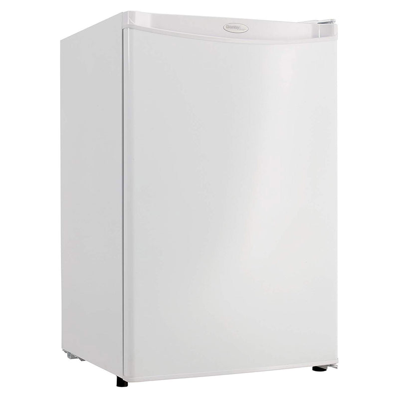 Danby 4.4 Cubic Feet Automatic Defrost Compact Mini Refrigerator, White (Used)