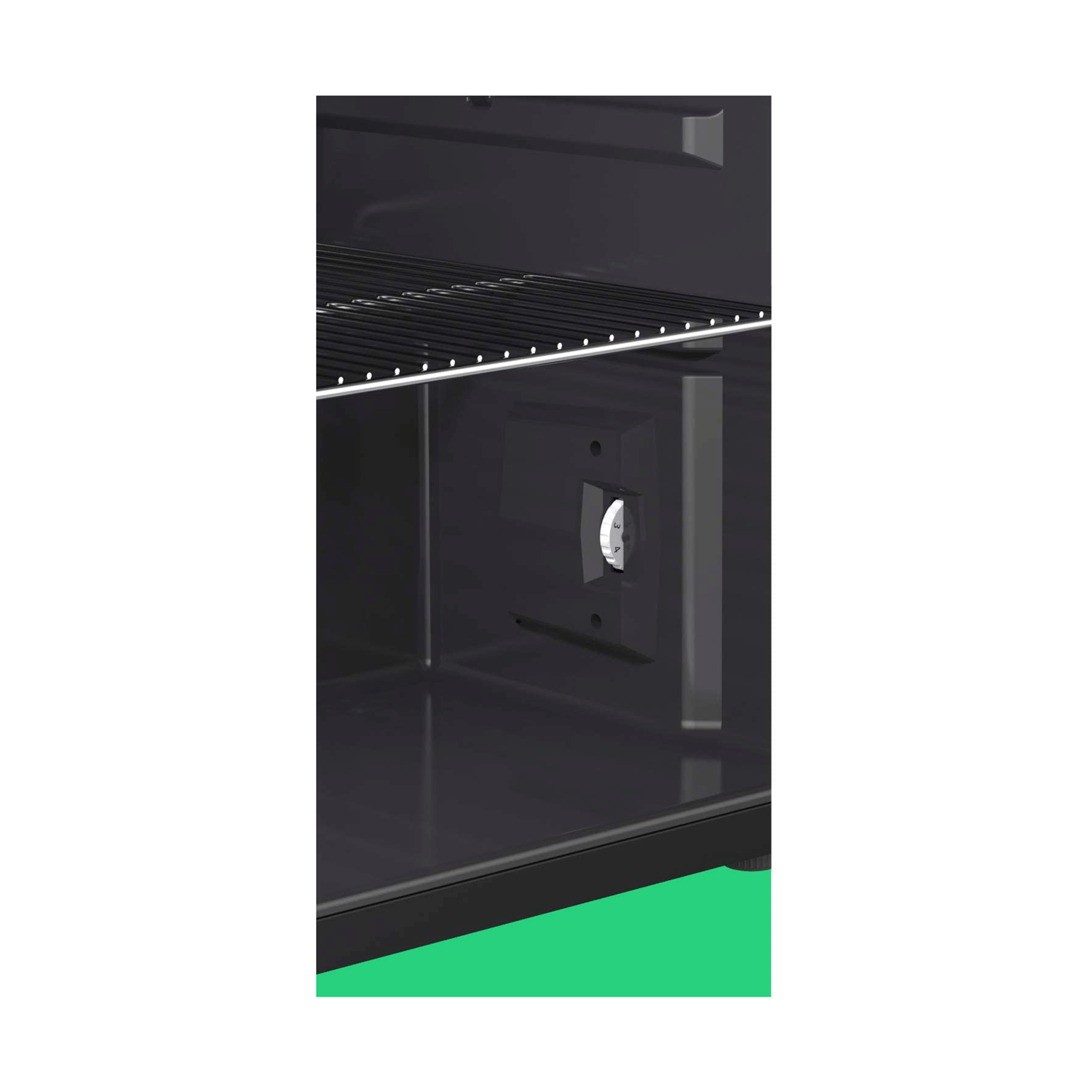 Vremi 2.7 Cubic Foot Glass Door 2 Adjustable Shelves Mini Fridge (For Parts)