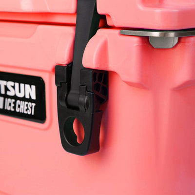 Driftsun Heavy Duty Portable 20 Quart Insulated Hard Ice Chest Cooler, Coral