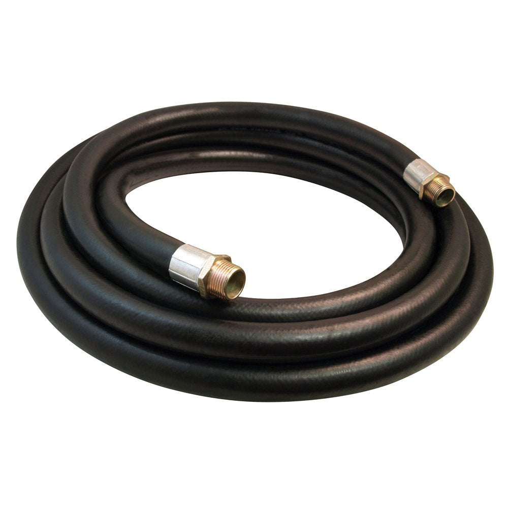 Apache 98108555 14 Foot x 1 Inch NPT Farm Fuel Transfer Hose w/ Male Ends, Black