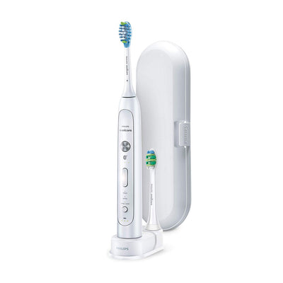 Philips Sonicare FlexCare Platinum Sonic Electric Rechargeable Toothbrush, White - VMInnovations