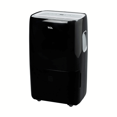 TCL Smart 50 Pint Smart Dehumidifier with Voice Control for Home, Black (2 Pack)