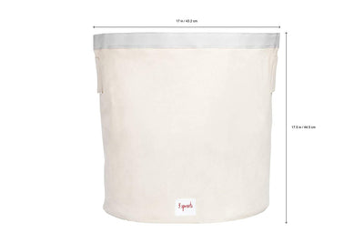3 Sprouts Canvas Storage Bin Laundry and Toy Basket for Baby and Kids, Shark