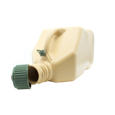 VP Racing Fuels 14 In Container Hose (2 Pack) & 5 Gallon Fuel Jug, Tan (2 Pack)