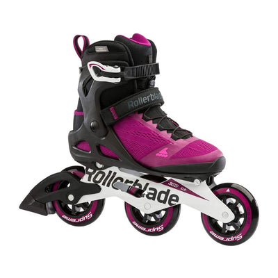 Rollerblade Macroblade 100 3WD Womens Adult Fitness Inline Skate Size 7, Violet (Refurbished)
