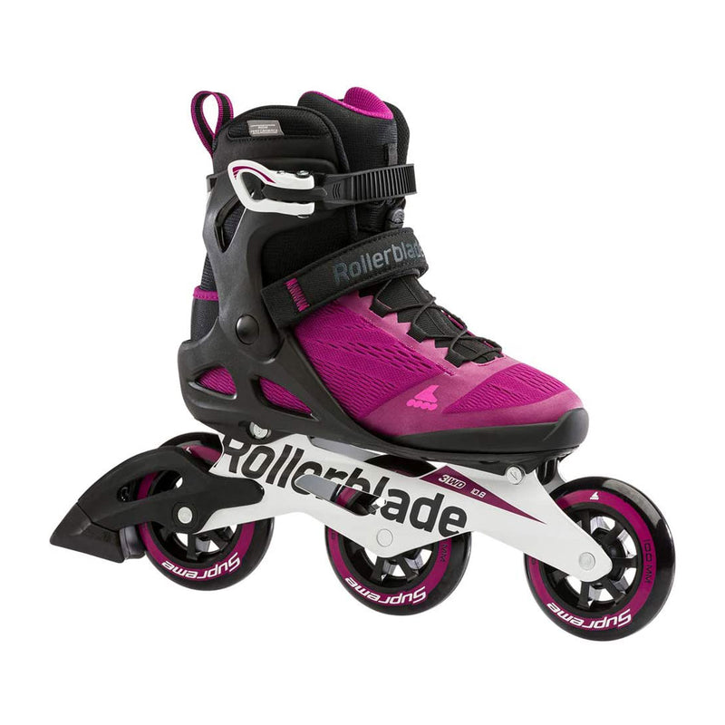 Rollerblade 100 3WD Womens Adult Fitness Inline Skate Size 10, Violet (Open Box)