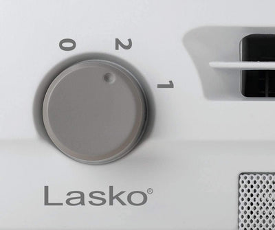 Lasko 2-Speed Clip Stik Clamp On Ultra Slim Desk Cooling Fan, White (For Parts)