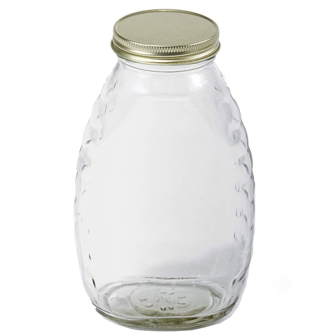 Little Giant 16-Ounce Beekeeping Honey Skep Jar with Airtight Lid, 12-Pack (Used)