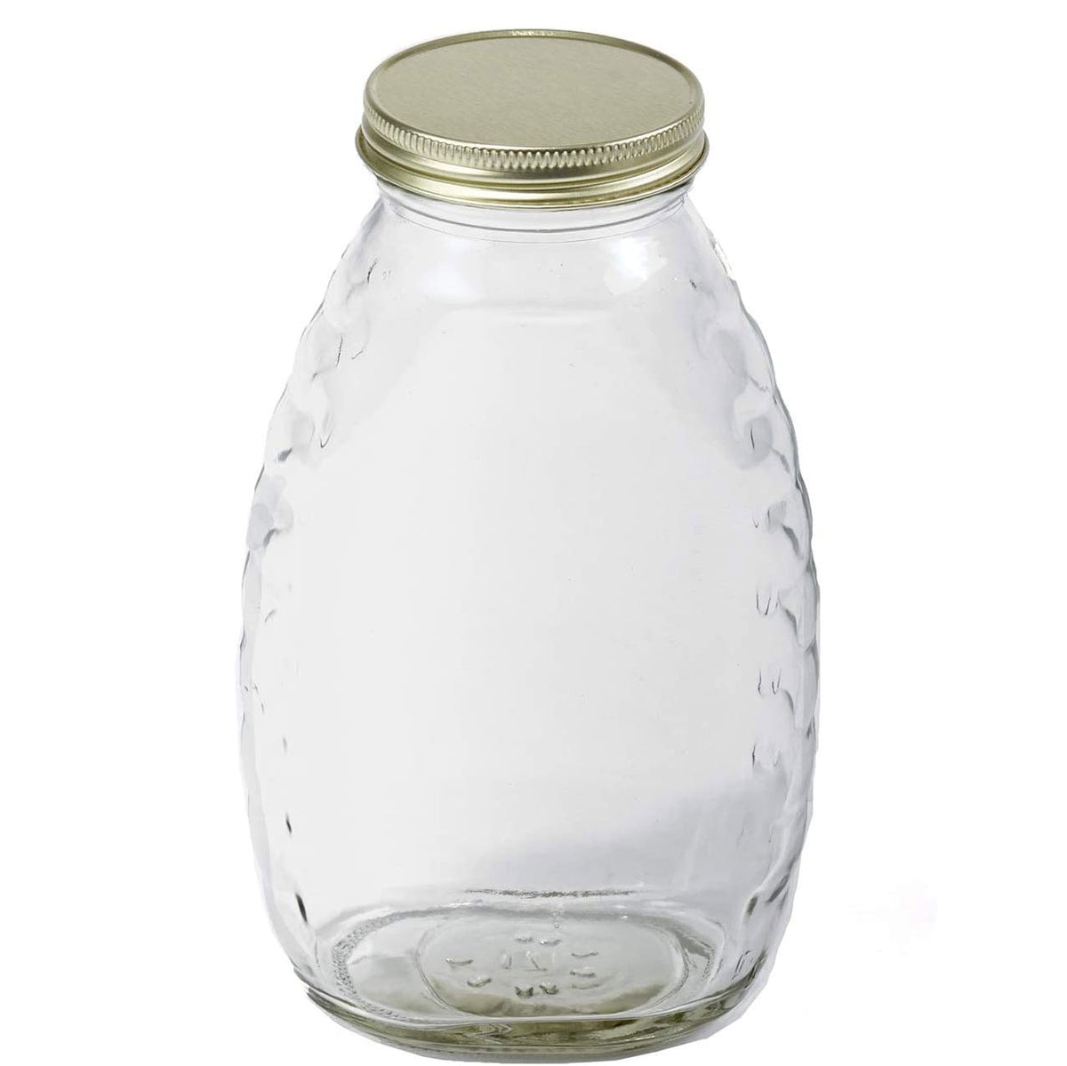 Little Giant 16-Ounce Beekeeping Honey Skep Jar with Airtight Lid 12PK(Open Box)
