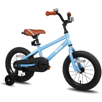 JOYSTAR Totem Series 16" Kids Bike with Training Wheels & Kickstand, Blue (Used)