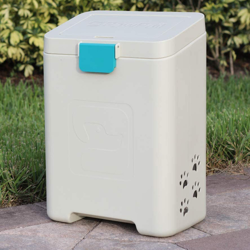 PawPail Outdoor Pet Waste Station Bundle w/ Air Filter & Poop Bags for Big Dogs