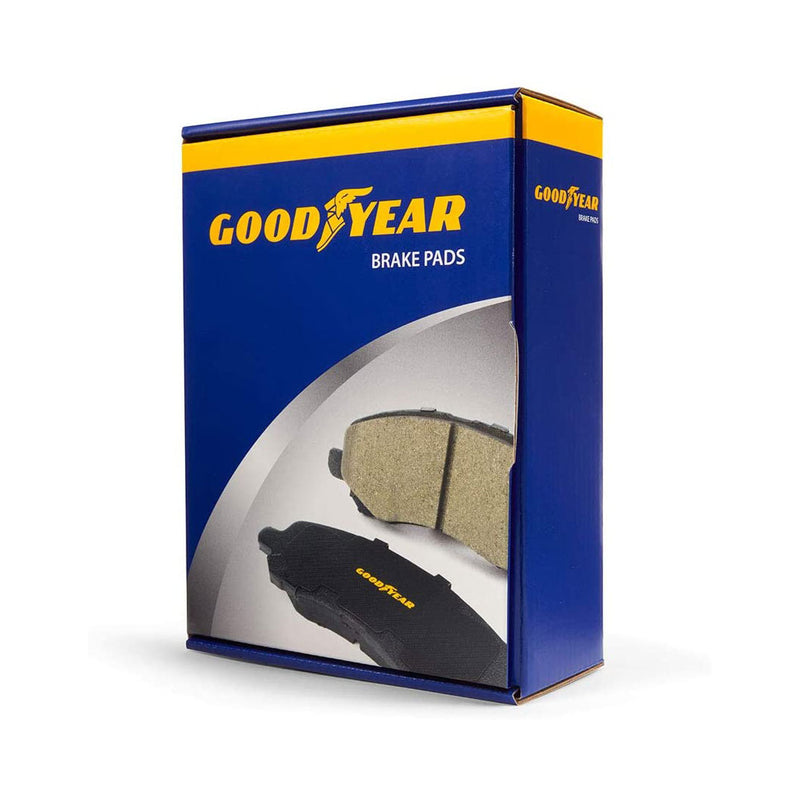 Goodyear Brakes Premium Ceramic Automotive Rear Disc Brake Pads Set (Open Box)