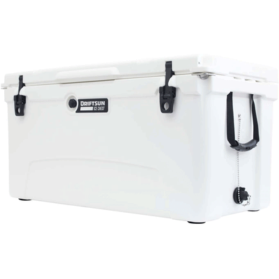 Driftsun Portable 110 Quart Insulated Hardside Cooler, White (Open Box)