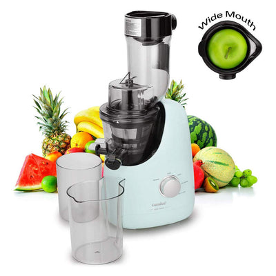 Comfee' BPA Free Masticating Juicer Extractor, Ice Cream Maker, Mint Green(Used)