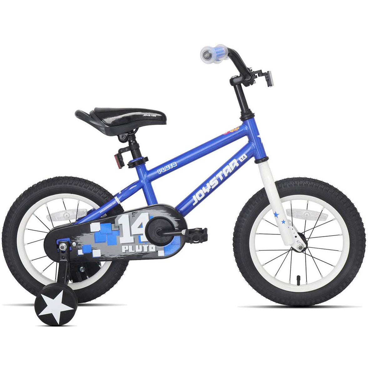 JOYSTAR Pluto Series 18-Inch Ride-On Kids Bike w/ Kickstand, Blue (Open Box)