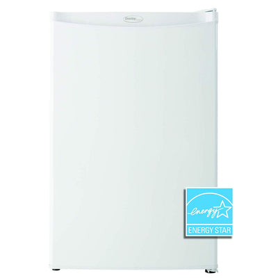 Danby 4.4 Cubic Feet Automatic Defrost Compact Mini Refrigerator, White (Used)