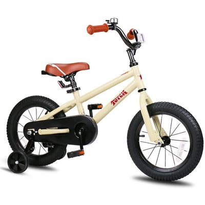 JOYSTAR Totem Series 16" Kids Bike w/ Training Wheels, Ivory (Open Box) - VMInnovations