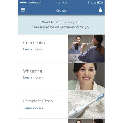 Philips Sonicare FlexCare Platinum Sonic Electric Rechargeable Toothbrush, White - VMInnovations
