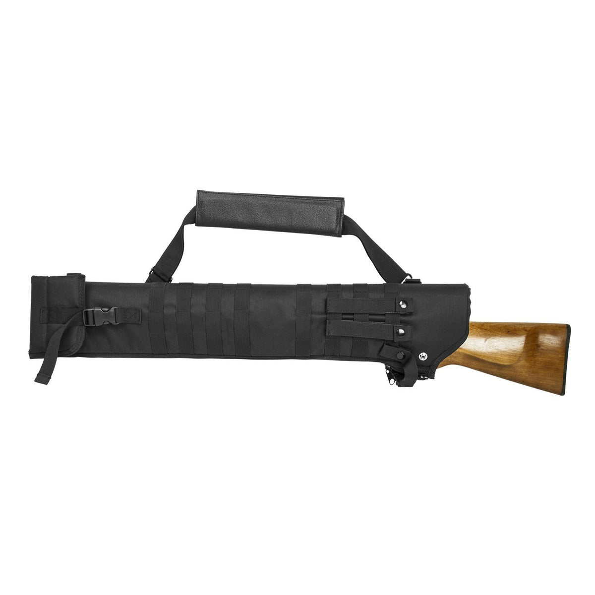 NcSTAR VISM Padded Shotgun Scabbard Bag Holster with 4 Adjustable Straps, Black - VMInnovations