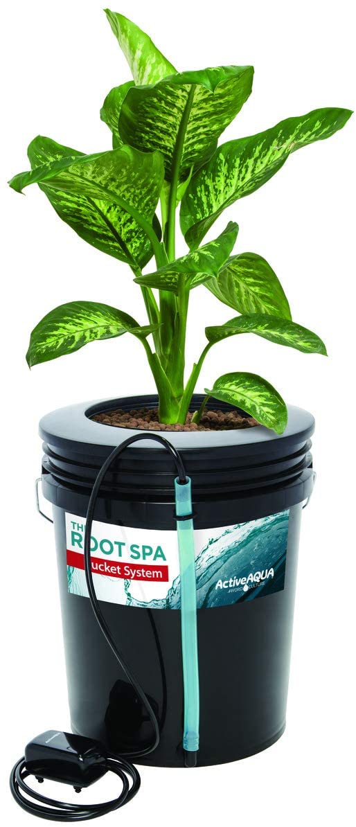 Active Aqua RS5GALSYS Root Spa 5-Gal Hydroponic Bucket Deep Water Culture System