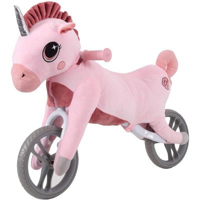Yvolution My Buddy Wheels Unicorn Training Balance Bike w/ Plush Toy (Open Box)