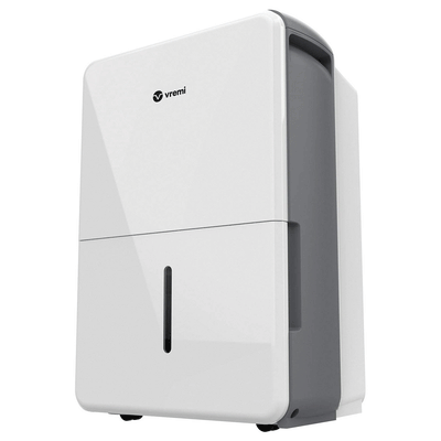 Vremi 50 Pint 4,500 SqFt Portable Dehumidifier for Large Spaces, White (Damaged)