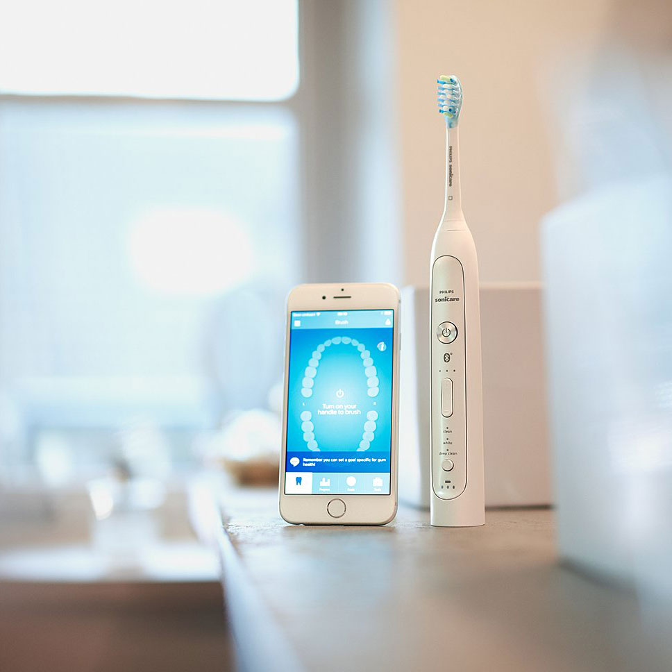 Philips Sonicare FlexCare Platinum Sonic Electric Rechargeable Toothbrush, White - VMInnovations