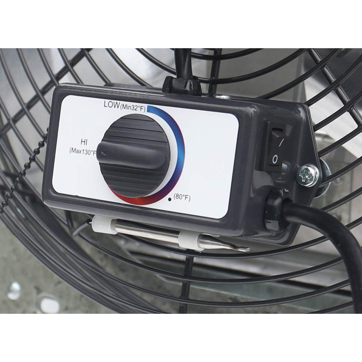 iLiving 12 Inch 3 Speed Attic Garage Growing Ventilation Exhaust Fan (Open Box)