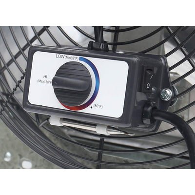 iLiving 12 Inch 3 Speed Attic Garage Growing Ventilation Exhaust Fan (Open Box)