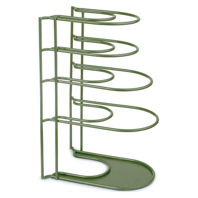 Cuisinel 15 In Extra Large 5 Pan & Pot Organizer 5 Tier Rack, Green (Open Box)