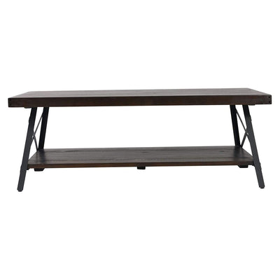 Emerald Home Chandler 48 Inch Rustic Open Storage Coffee Table (Used)