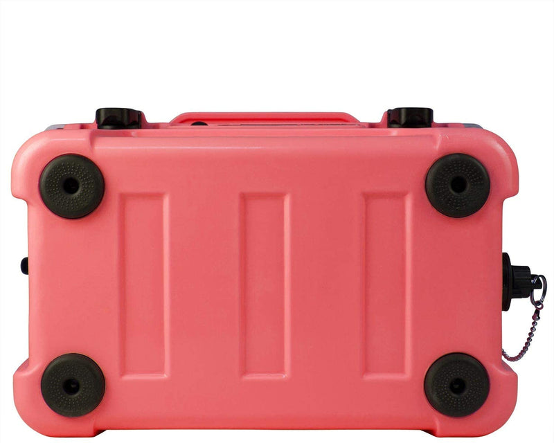 Driftsun Heavy Duty Portable 20 Quart Insulated Hard Ice Chest Cooler, Coral