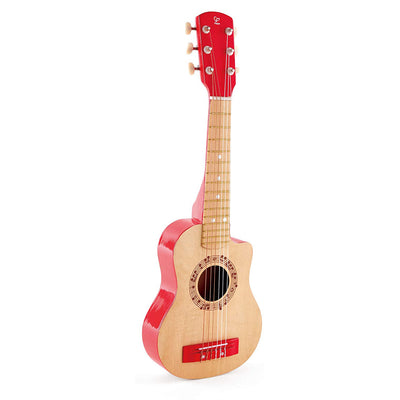 Hape Flame First Kids Wooden Toy Guitar Ukelele Musical Instrument (Open Box)
