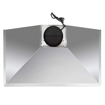 Cosmo 36 In Wall Mount Range Hood with Push Control, Stainless Steel (Open Box)