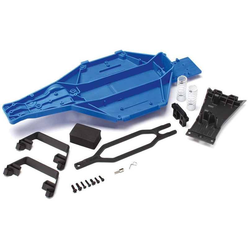 Traxxas Low-CG Chassis Conversion Kit for 1/10 Scale Slash 2WD, Blue (Open Box)