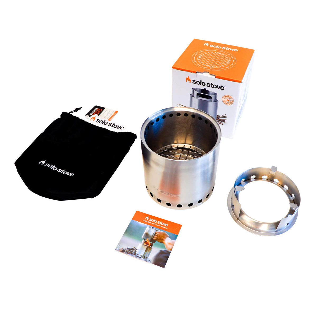 Solo Stove Campfire Wood Burning Camping Backpacking Camp Stove (Open Box)