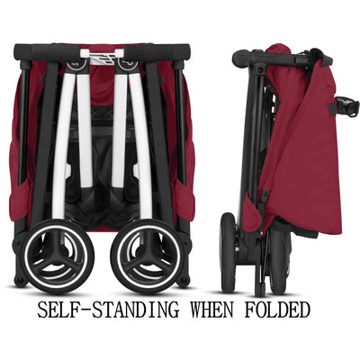 GB Pockit Plus All-City 3-in-1 Infant Travel Ultra-Compact Folding Stroller, Blk