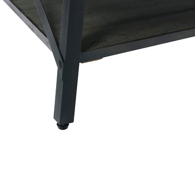 Emerald Home Chandler 48 In Long Rustic Open Storage Coffee Table, Gray (Used)