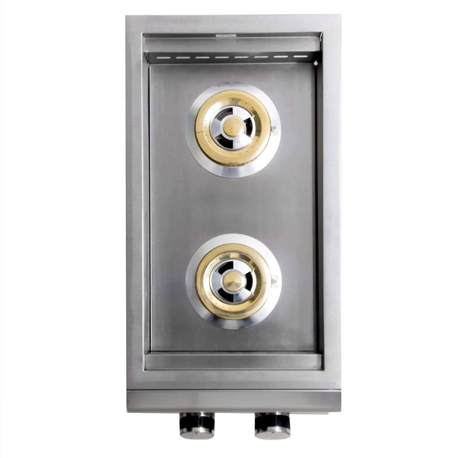 Blaze Grills 12,000 BTU Stainless Steel Double Side Burner, Natural Gas (Used)