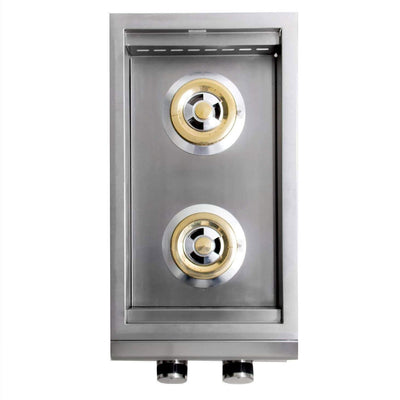 Blaze Grills 12,000 BTU Stainless Steel Double Side Burner, Natural Gas (Used)