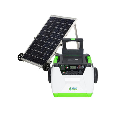 Nature's Generator GXNGAU Gold System Portable Generator with Solar Power Panel