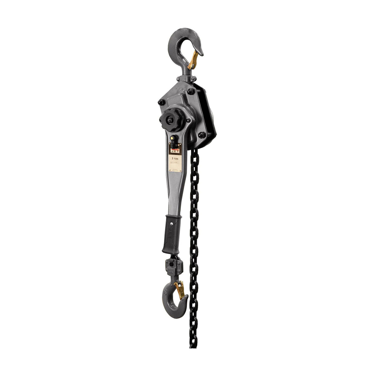 Jet Tools  3 Ton Capacity Puller Hoist Lever 10 Foot Lift with Hooks (Used)