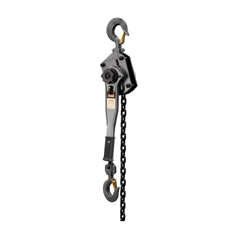 Jet Tools JLP-A Series 3 Ton Capacity Puller Hoist Lever 10 Foot Lift with Hooks