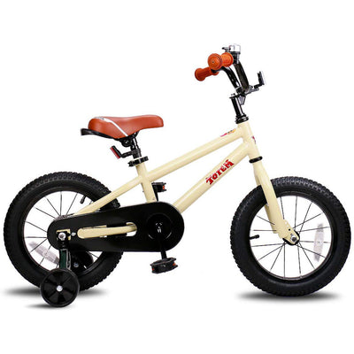 JOYSTAR Totem Series 16" Kids Bike w/ Training Wheels, Ivory (Open Box)